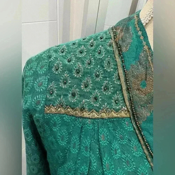 BIBA  1970s Boho Tunic - Picture 8 of 9